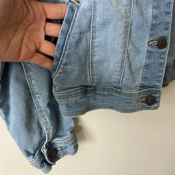 Cat & Jack Girls Denim Jacket Size XL 14/16 - Picture 8 of 8